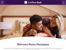 Tablet Screenshot of cortrustbank.com